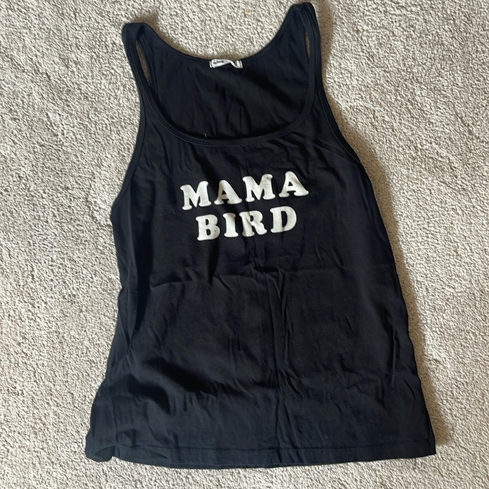 The bee & the fox “mama bird” tank SMALL NWOT